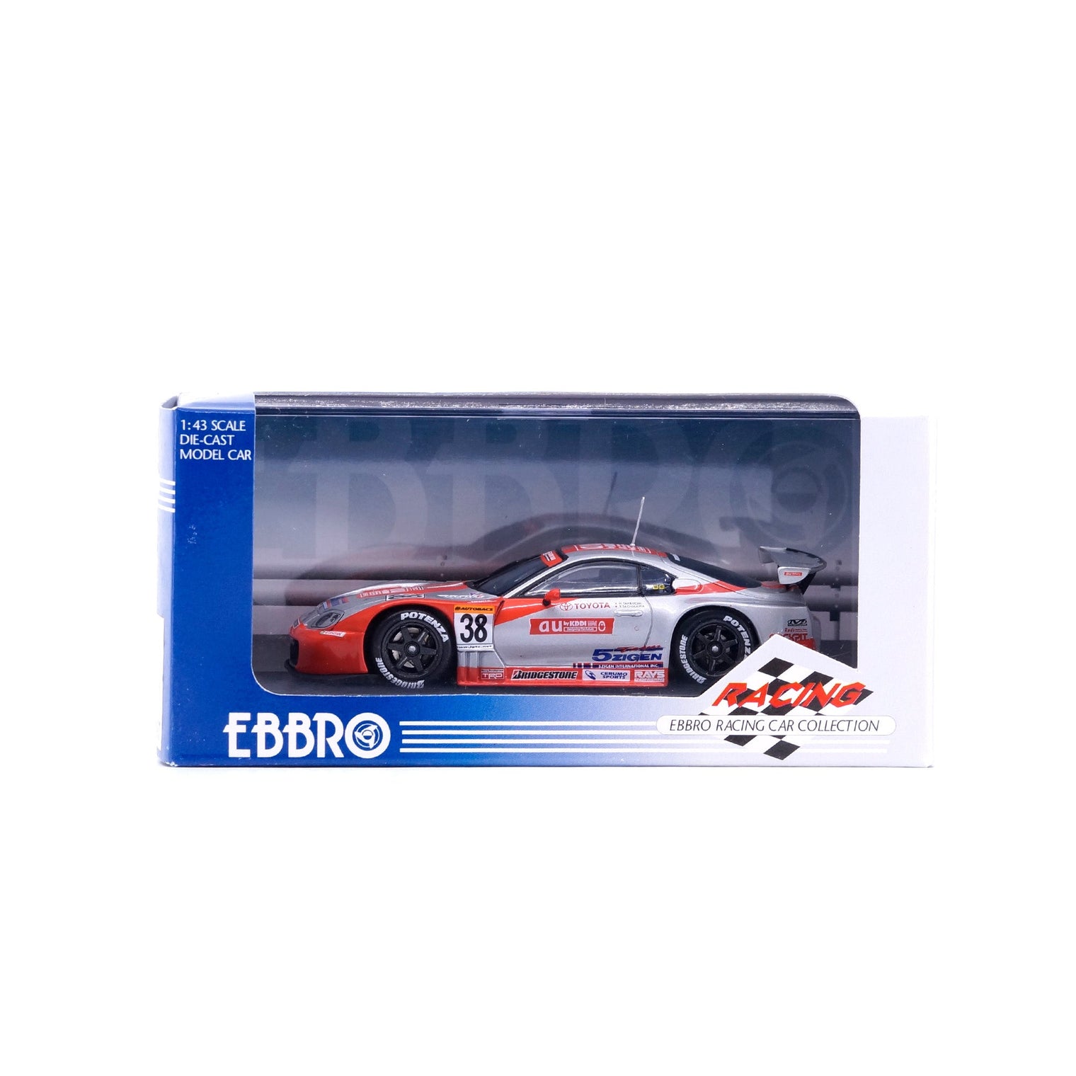 1/43 JGTC 2003 au CERUMO SUPRA (SILVER/ORANGE)