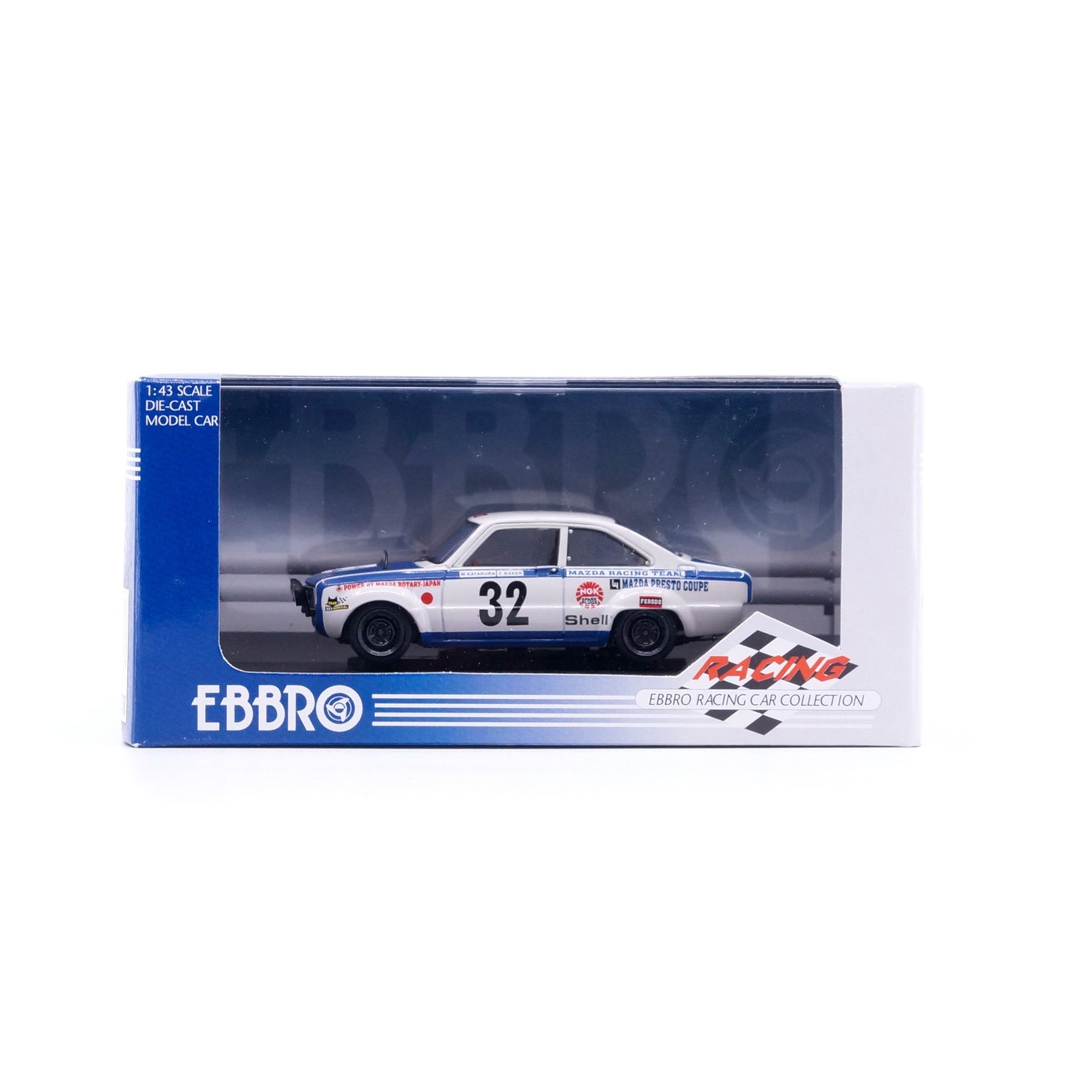 1/43 MAZDA ROTARY COUPE RACING 1970 Spa Francorchamps 24 Hour (WHITE/BLUE)