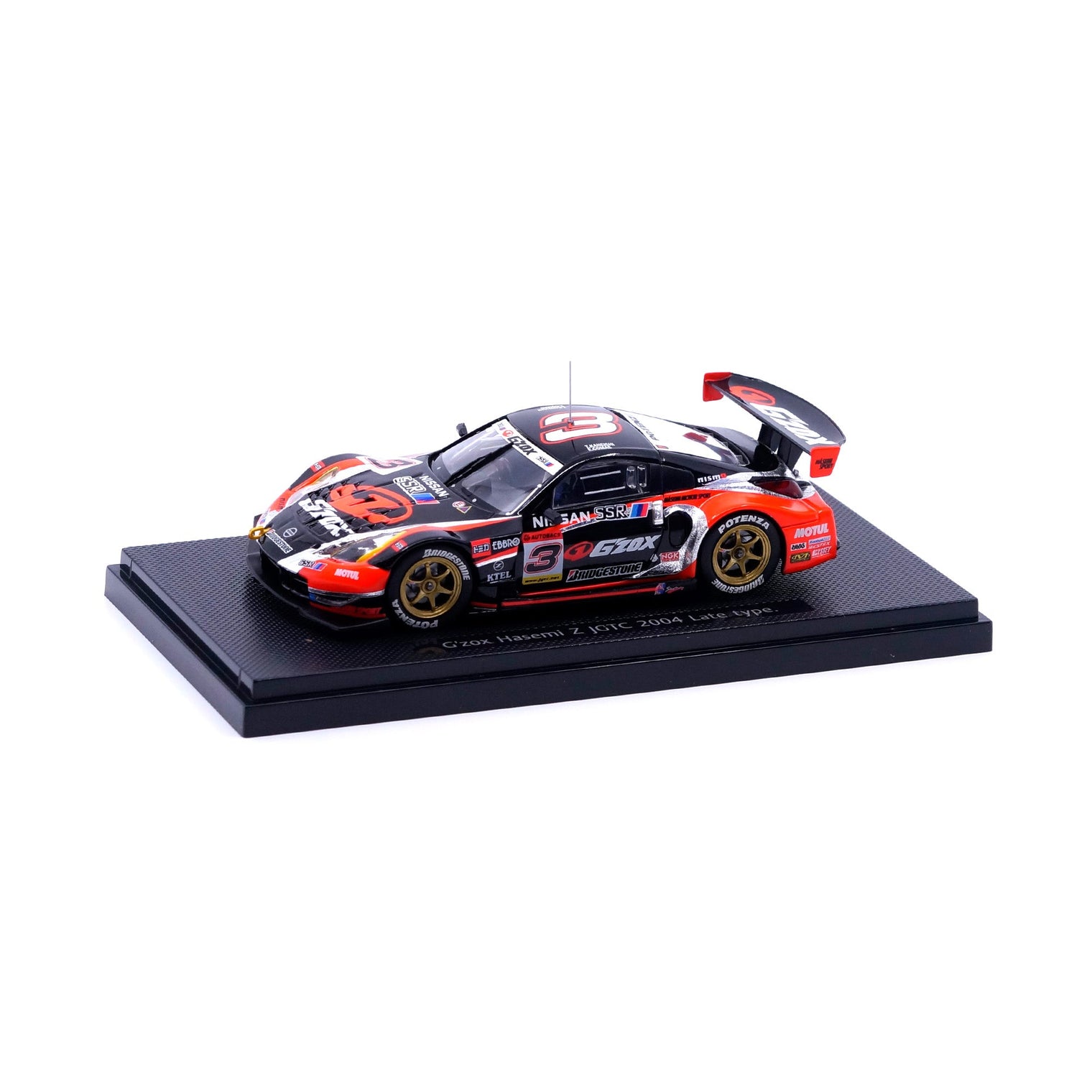 1/43 JGTC 2004 G'ZOX・SSR・HASEMI Z (LATE TYPE) (BLACK/RED)