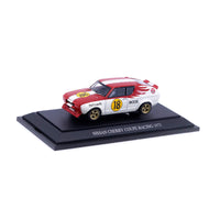 1/43 NISSAN CHERRY COUPE TS RACING 1973 (WHITE/RED)