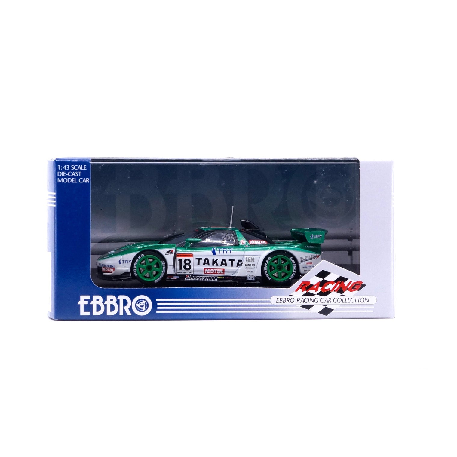 1/43 04 SUZUKA 1000km TAKATA DOME NSX (GREEN)