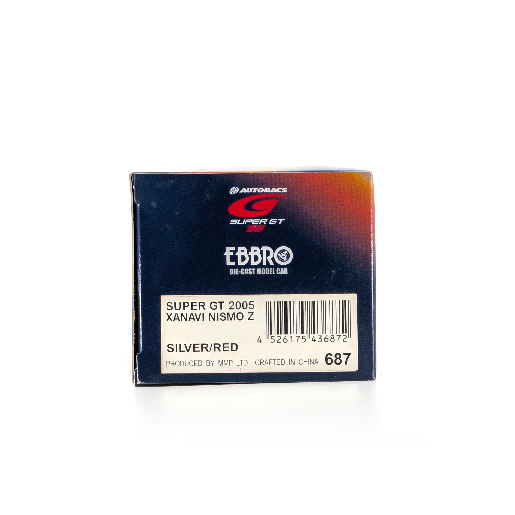 1/43 SUPER GT 2005 XANAVI NISMO Z（SILVER/RED） – EBBRO