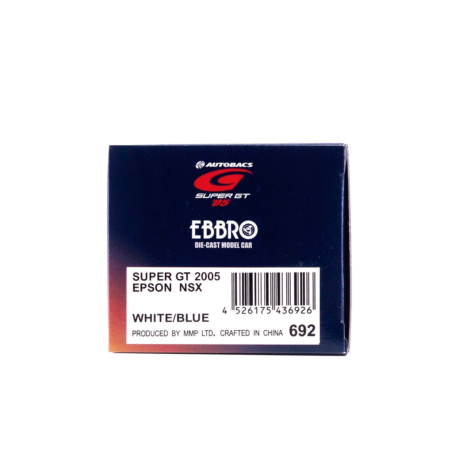 1/43 SUPER GT 2005 EPSON NSX (WHITE/BLUE)