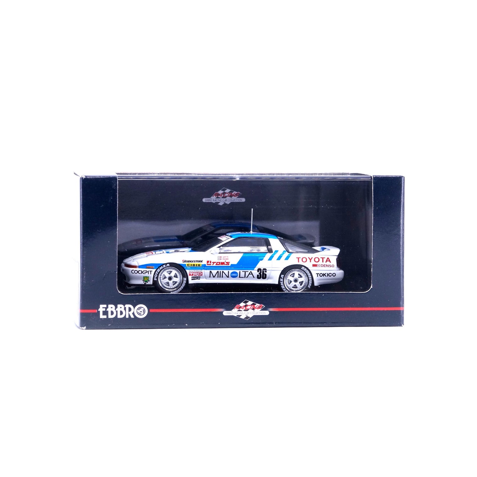 1/43 MINOLTA Tom's Supra Gr.A 1990 (WHITE)