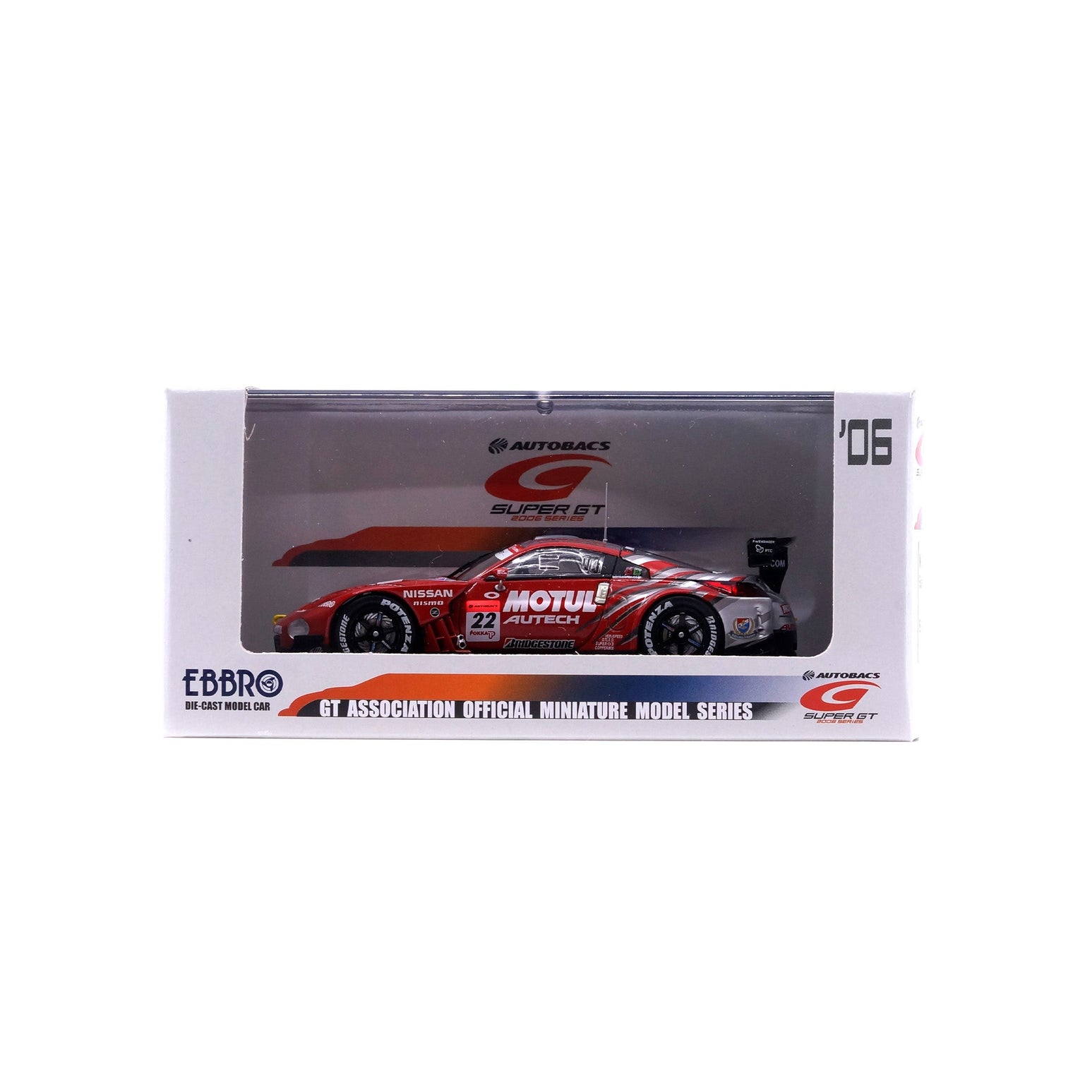 1/43 MOTUL Autech Z Super GT 2006 Suzuka 1000Km. (Silver/Red)
