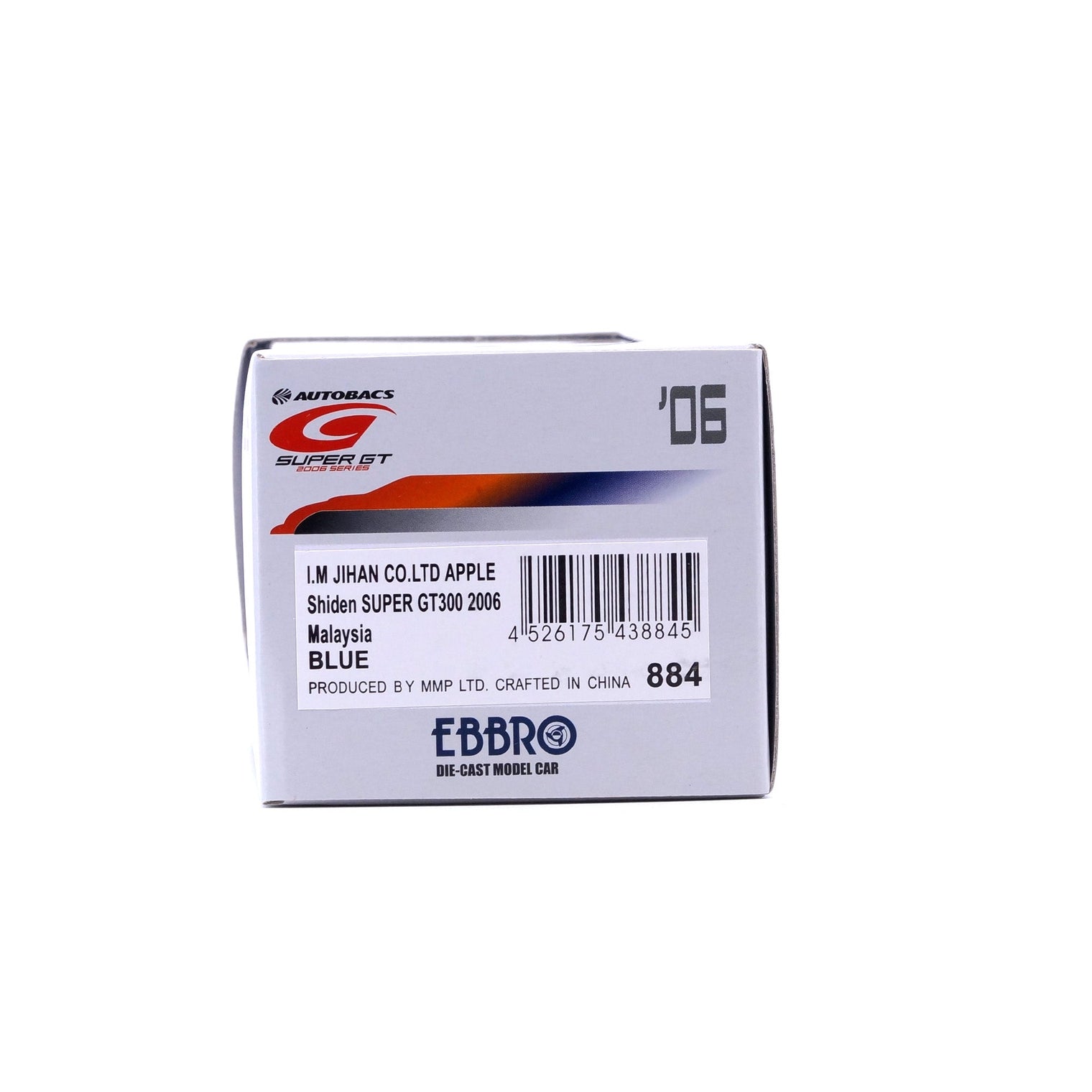 1/43 I.M JIHAN CO.LTD APPLE Shiden SUPER GT300 2006 Malaysia (BLUE)