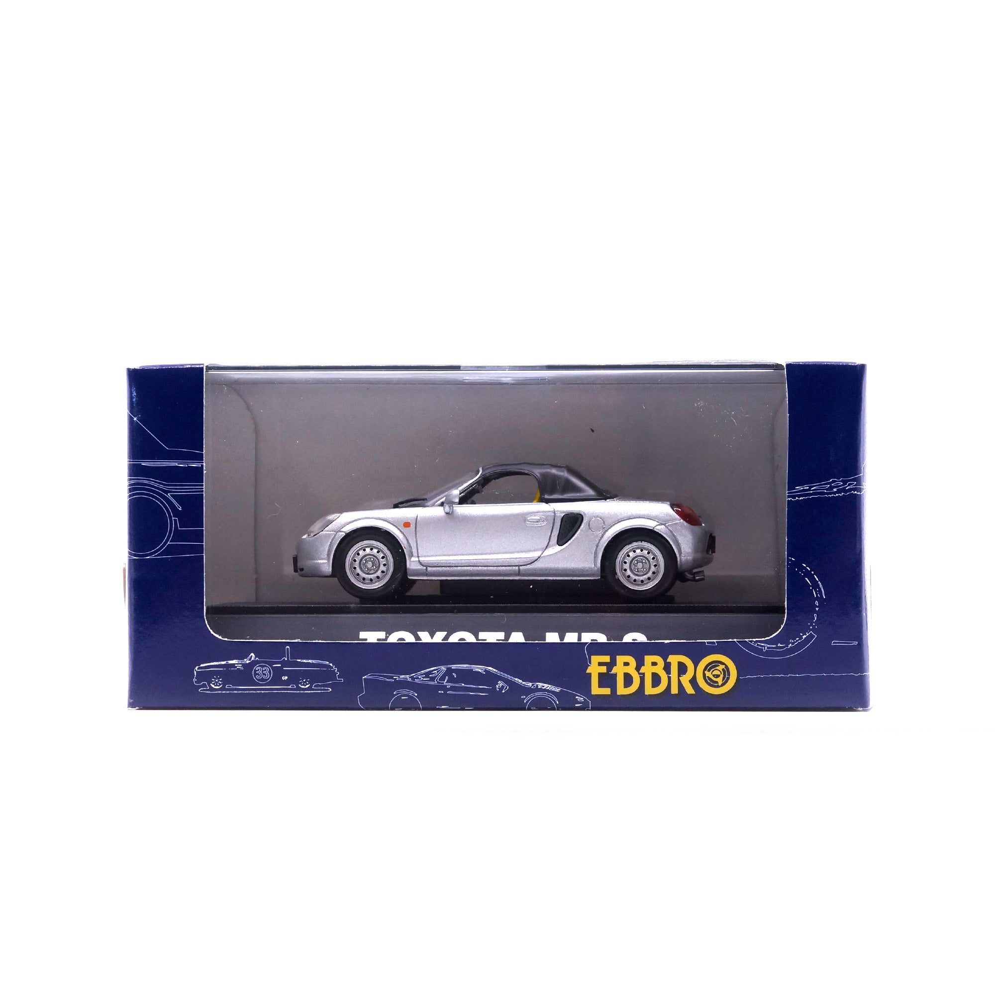 1/43 TOYOTA MR-S (Silver) – EBBRO